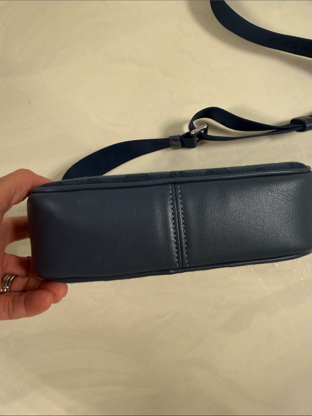 Coach NWOT Mini Jamie Camera Bag In Signature Jacquard with Leather - Picture 2 of 10